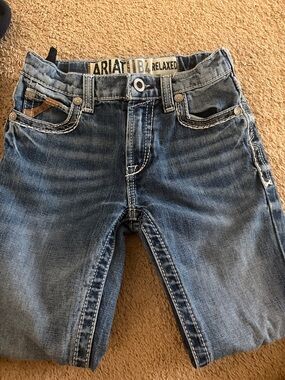 Ariat Medium Wash Kids Denim Shorts in Blue